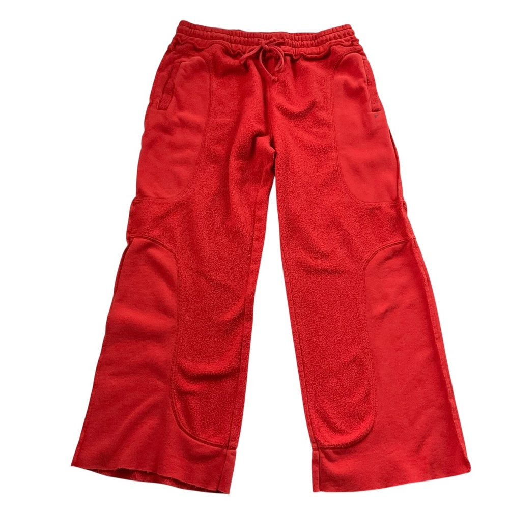 Out From Under Wide Leg Fleece Sweat Pants Sz L Coral Cozy Athleisure Streetwear